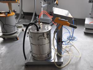  Vorprogrammierte Pulverbeschichtungsanlage mit dem verflüssigten Trichter Colo-660 
