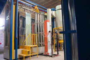  Vertikale Linie für Pulverbeschichtung, Aluminiumprofile 