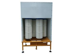  Pulverbeschichtungskabine, Kartuschenfilter 